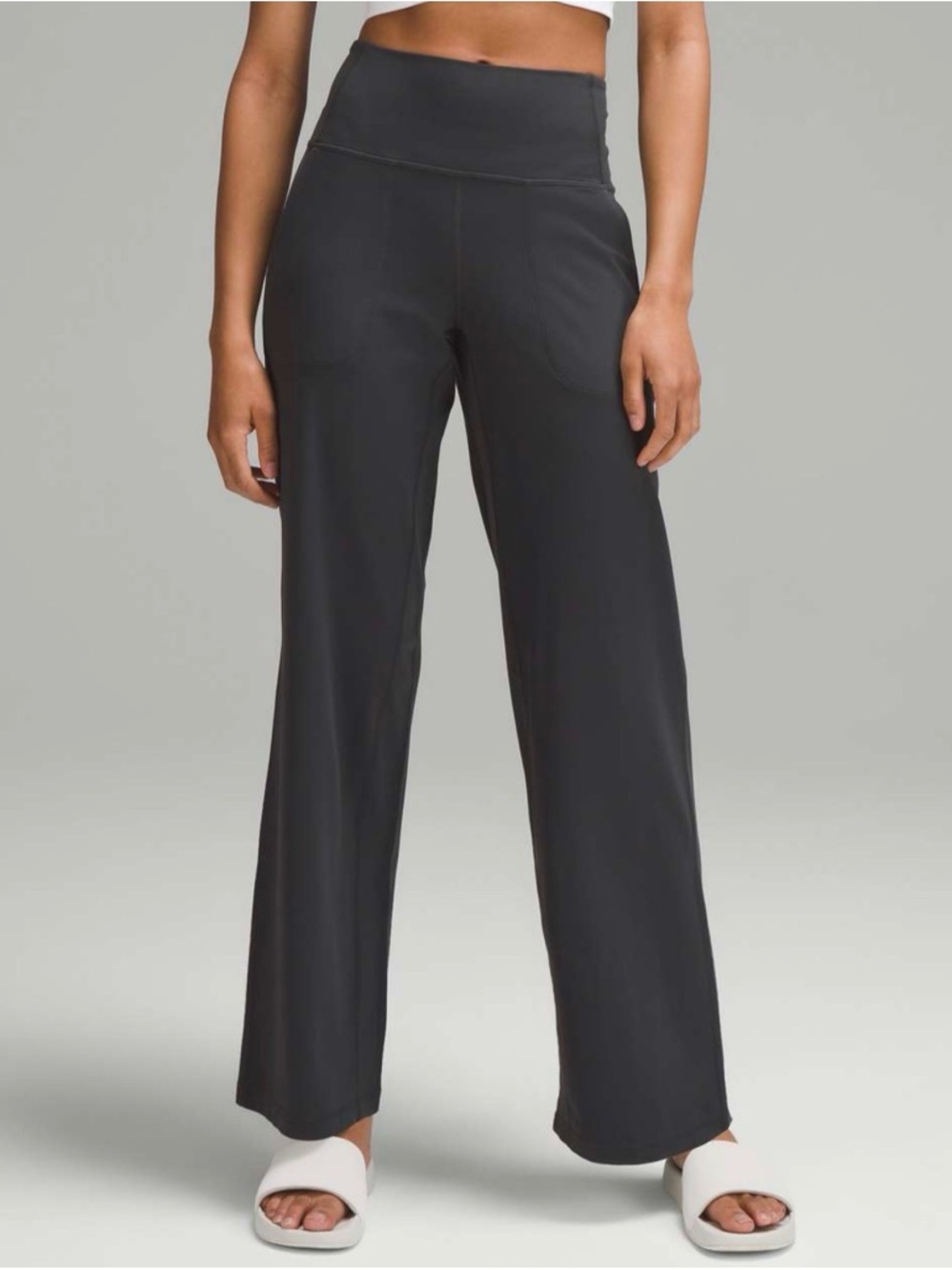 EUC! Lululemon Align Wide Leg 31” - Graphite Grey